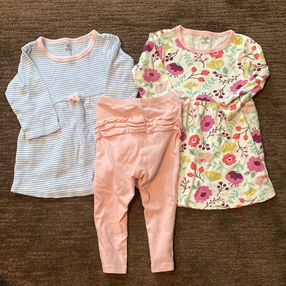 Dresses and leggings